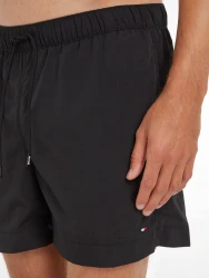 Herren Badeshorts MEDIUM DRAWSTRING / Schwarz