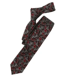 Gewebt Krawatte gemustert / Rot