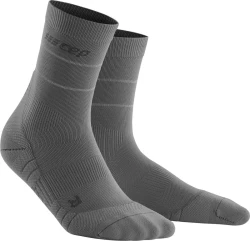 CEP Herren Socken Reflective Mid Cut Socks / Grau