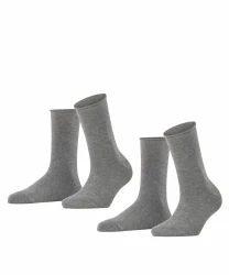 Damen Socken Happy DP / Grau
