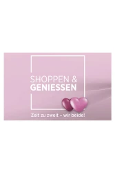 Shoppen & Genießen Gutschein / Pink