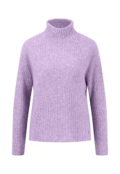 Damen Cashmere Pullover / Violett