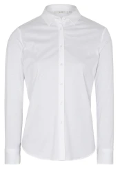 ETERNA Jersey Bluse / Weiß