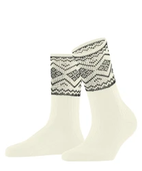 Damen Socken Selbu Shimmer / Weiß