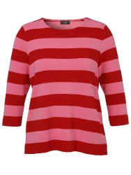 Curvy Sweatshirt / Rot