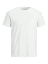 Basic Herren T-Shirt Bio-Baumwolle JJEORGANIC BASIC TEE / weiß