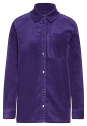 Damen Overshirt Cord / violett