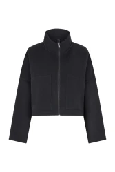 Damen Oversized Jacke ELSTOW / Schwarz