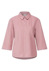 Cord-Bluse / Rosa