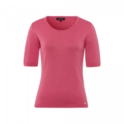 Damen Kurzarm-Pullover / pink