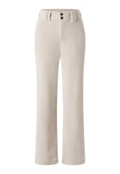 Damen Hose BUTTON WIDE LEGS / Creme