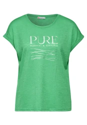 Damen T-Shirt mit Wording / Grün