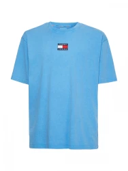 Herren T-Shirt WASHED BADGE TEE / Blau