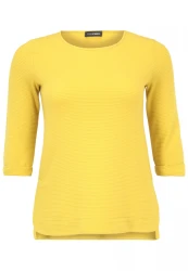Curvy Damen Shirt / Gelb