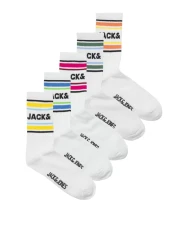 Kinder Socken JACGAVIN 5er Pack / Weiß