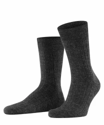 Herren Socken Teppich im Schuh / anthrazit