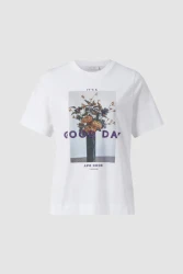 Damen T-Shirt mit "It's a good Day" Print / Weiß