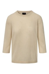 Damen Pullover aus Cashmere / Beige