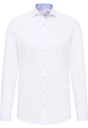 Hemd Performance Shirt Twill-Stretch Slim Fit / Weiß