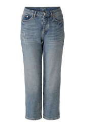 Damen Jeans THE GIRLFRIEND Straight Fit / Blau