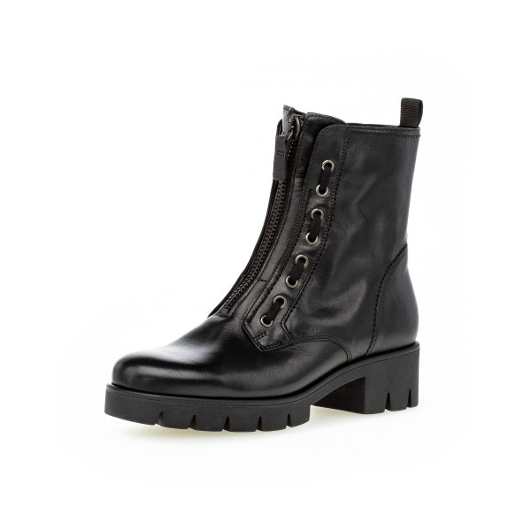 Biker- und Combat Boots Glattleder