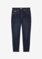Damen Jeans Modell Freja Boyfriend aus Organic Cotton Stretch / Dunkelblau