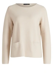 Damen Feinstrickpullover / Beige