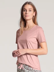 Damen Basic Shirt / Altrosa