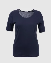 Damen T-Shirt / dunkelblau