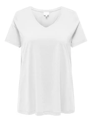 Curvy T-Shirt / Weiß