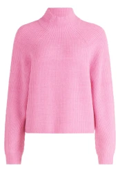 Damen Grobstrick-Pullover / Rosa