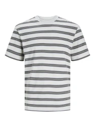 Herren T-Shirt JCOSTRIPED / Grau