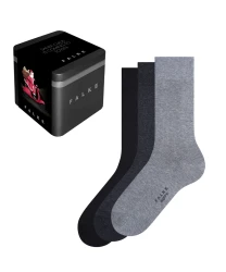 Herren Socken Happy Giftbox 3-Pack / Grau