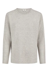 Damen Pullover aus Cashmere / Grau