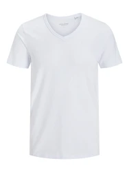 JJEBASIC V-NECK TEE S/S NOOS / weiß