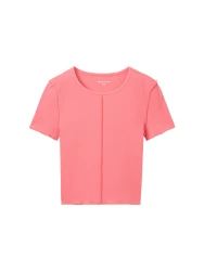 Kinder Cropped T-Shirt / Rosa