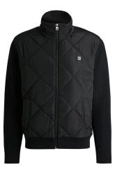 Herren Hybridjacke Sybon / Schwarz